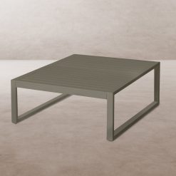 Mesa baixa Io 100 cm Limo Alumínio 100 x 100 x 45 cm
