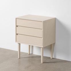 Mesa de Cabeceira Creme Mdf - Quarto 50 X 35 X 62