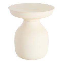 Alternative view of Mesa de Apoio Roto Branco Aço 46 X 46 X 51 Cm