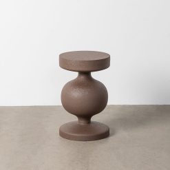 Mesa de Apoio castanho Aço 33 X 33 X 52 Cm