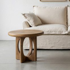 Mesa de centro Mel Madeira em madeira de manga