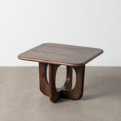 Mesa de centro em madeira de manga castanho Madeira