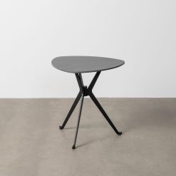 Mesa de centro em pedra sinterizada preta