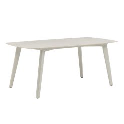 Mesa de porcelana Marín em calcário creme