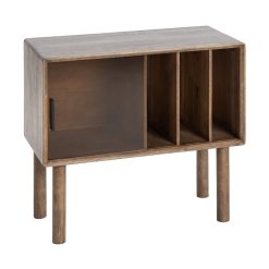 Alternative view of Móvel Ocasional Madeira-Cristal 80 x 38 x 70 cm
