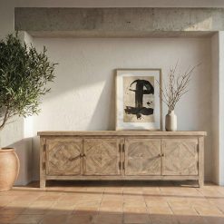 Móvel de Televisão Madeira De Pinho 180 X 40 X 55 Cm