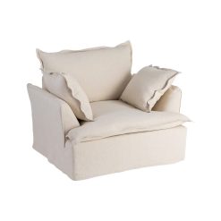 Alternative view of Poltrona Madeira Bege / Room Tído 115 x 109 x 97 cm