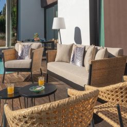 Alternative view of Poltrona Niva em alumínio