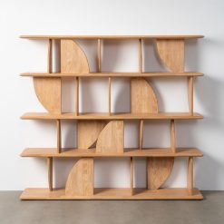 Estante de Madeira de Seringueira