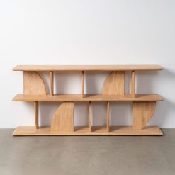 Estante de Madeira Natural 180 X 38 X 83 Cm