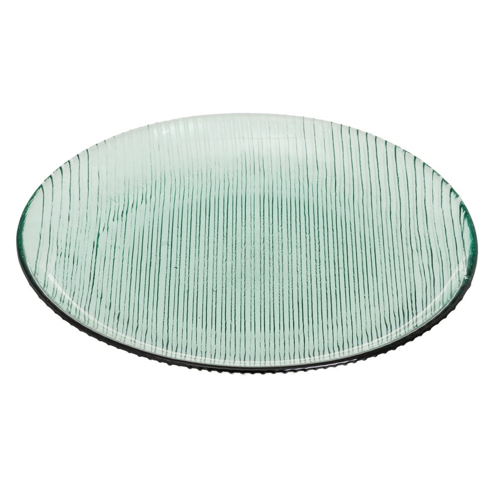 Prato 27 cm Sahel Vidro Reciclado 28 x 28 x 3 cm (12 unidades)