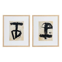 Quadro Pintura Abstrata 2/M 53 X 63 Cm (2 unidades)