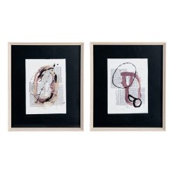 Quadro Pintura Abstrata 2/M 53 X 63 Cm (2 unidades)