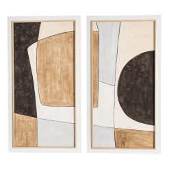 Quadro Pintura Abstrata 2/M 70 X 140 Cm (2 unidades)