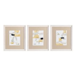 Quadro Pintura Abstrata 3/M 58 X 68 Cm (3 unidades)