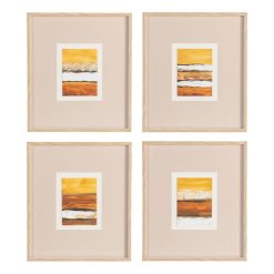 Quadro Pintura Abstrata 4/M 40 X 46 Cm (4 unidades)