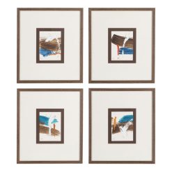 Quadro Pintura Abstrata 4/M 40 X 46 Cm (4 unidades)