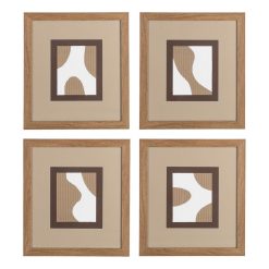 Quadro Pintura Abstrata 4/M 44 X 50 Cm (4 unidades)