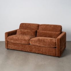 Sofá-cama Telha em MDF e metal