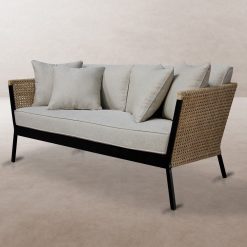 Sofá de alumínio Niva de 2 lugares