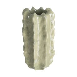 Vaso decorativo de cerâmica turquesa