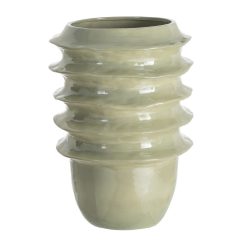 Vaso decorativo de cerâmica turquesa