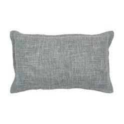 Almofada Azul Viscosa / Poliester 50 X 30 Cm (2 Unidades)