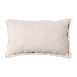 Almofada Bege 70% Algodão / 30% Linho 50 X 30 Cm (2 Unidades)