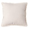 Almofada Bege 70% Algodão / 30% Linho 60 X 60 Cm