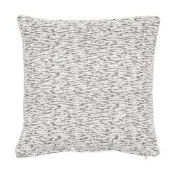 Almofada Branco-Cinza Algodão Decoração 45 X 45 Cm (2 Unidades)