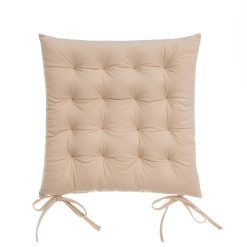 Almofada De Cadeira Faux Cotton Velvet 40 X 7 X 40 Cm (4 Unidades)