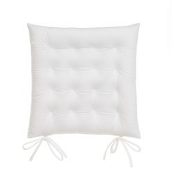 Almofada De Cadeira Faux Cotton Velvet 40 X 7 X 40 Cm (4 Unidades)