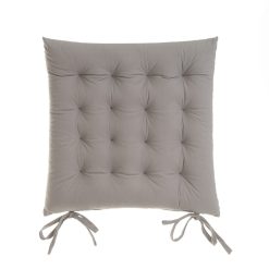 Almofada De Cadeira Faux Cotton Velvet 40 X 7 X 40 Cm (4 Unidades)