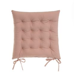 Almofada De Cadeira Faux Cotton Velvet 40 X 7 X 40 Cm (4 Unidades)