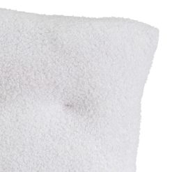 Alternative view of Almofada De Cadeira Sherpa Bouclé Branco 40 X 7 X 40 Cm (4 Unidades)