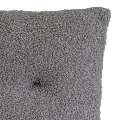 Alternative view of Almofada De Cadeira Sherpa Bouclé Cinza 40 X 7 X 40 Cm (4 Unidades)