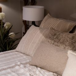 Alternative view of Almofada Flores Bege Escuro 45 X 45 Cm (2 Unidades)