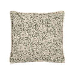 Almofada Flores Bege Escuro 45 X 45 Cm (2 Unidades)