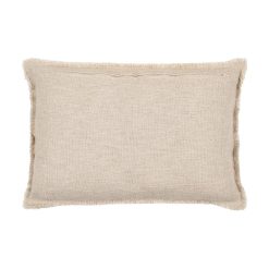 Alternative view of Almofada Flores Bege Escuro 60 X 40 Cm (2 Unidades)