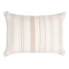 Almofada Listras Bege-Castanho 70 X 50 Cm (2 Unidades)