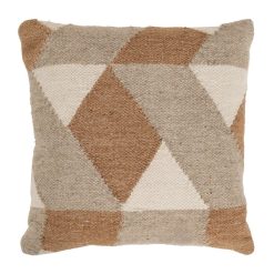 Almofada Multicolor Lã-Algodão 60 X 60 Cm