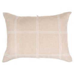 Almofada Quadros Camel Algodão-Poliester 70 X 50 Cm (2 Unidades)