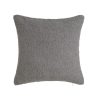 Almofada Sherpa Bouclé Poliéster Cinza 45 X 45 Cm (2 Unidades)