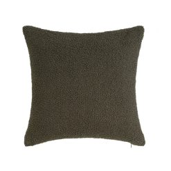Almofada Sherpa Bouclé Poliéster Verde 45 X 45 Cm (2 Unidades)