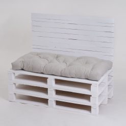 Alternative view of Almofada Solo Cinza Brilhante 120 X 60 X 9 Cm (2 Unidades)