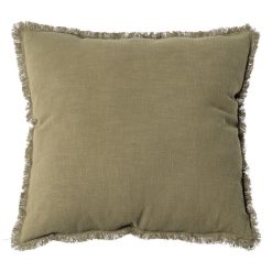 Almofada Verde 70% Algodão / 30% Linho 60 X 60 Cm