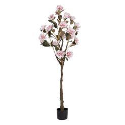 Árvore Magnólia Rosa Pvc Jardins 170 Cm