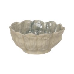 Centro Mesa Verde Cerâmica Decoração 42 X 42 X 19 Cm