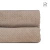 Colcha Bege Veludo/Microfibra Quarto 240 X 260 Cm