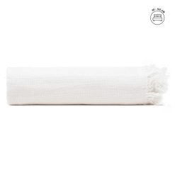 Colcha Branco Algodão Têxtil/Casa 200 X 260 Cm